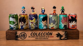 Collezione Dragon Ball: 7 lattine + 5 figure