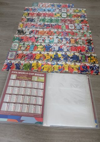 97 Cartas + Álbum Panini Adrenalyn Mundial cromos