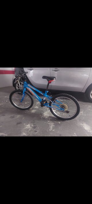 Bicicleta infantil azul