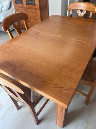 Conjunto completo comedor madera