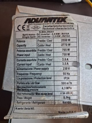 Placa Advantix Evaporadora