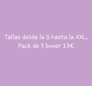 Pack 3 Bóxers