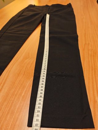 Pantalón recto Zara mujer negro