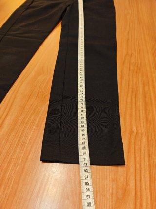 Pantalón recto Zara mujer negro
