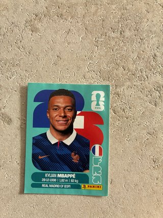 Cromo Mbappé Mundial Panini FRA