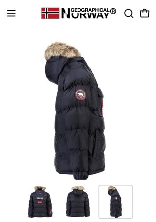Chaqueta Geographical Norway Boker Azul