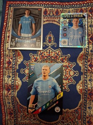 Lote 11 cartas Erling Haaland( escucho ofertas)