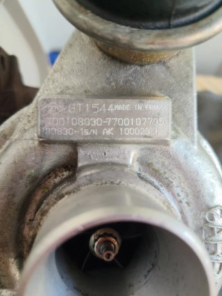 Turbo Garrett Renault Megane TDI