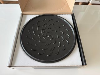 Olla Staub Hierro Forjado 28cm Gris Nueva