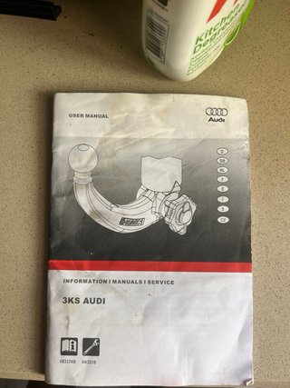 Bola enganche Audi original