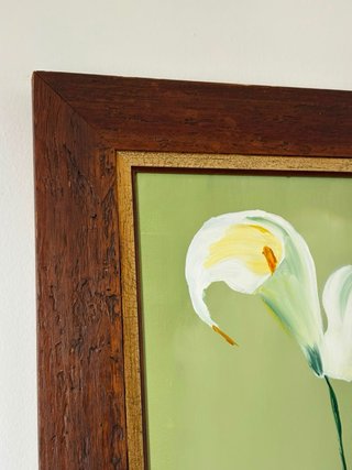 Conjunto 3 cuadros - triptico cuadros flores