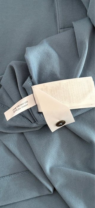 Polo Lacoste Azul acero con Cocodrilo Ciclista