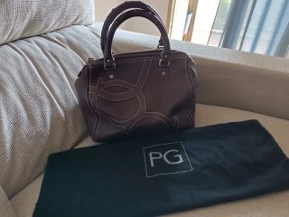 Bolso Purificación García Marrón Piel