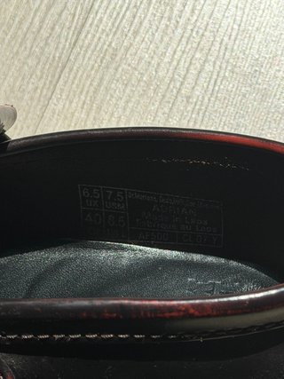 Dr. Martens Mocasines Borlas Negro/Rojo