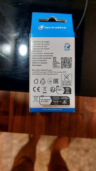 Adattatore Viaggio Electraline Europa-Svizzera