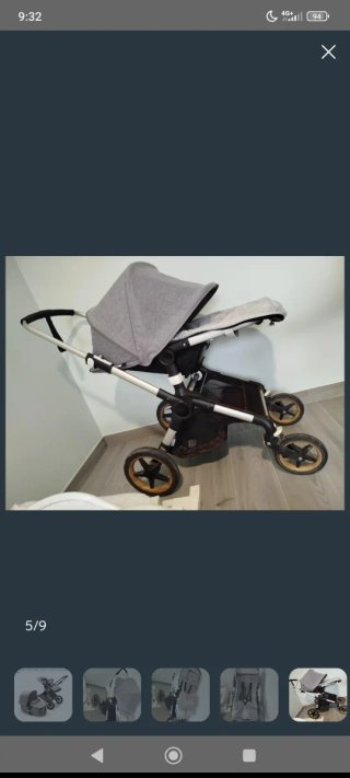Sillita Paseo Bugaboo Fox 3 Gris