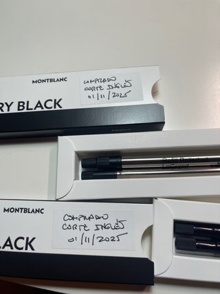 NUEVO Roller Montblanc Bohème Noir Platino