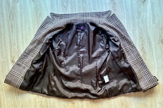 Chaqueta de lana a cuadros