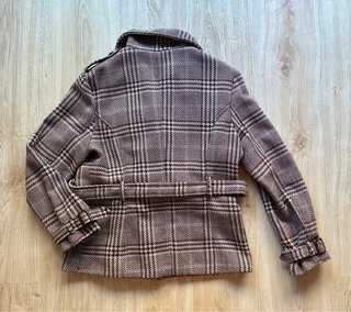 Chaqueta de lana a cuadros
