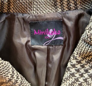 Chaqueta de lana a cuadros