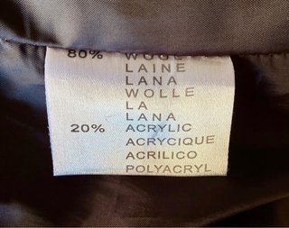 Chaqueta de lana a cuadros