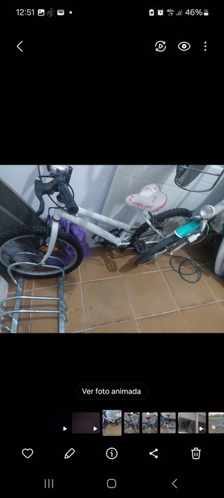 Bicicleta infantil niña