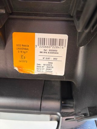 Silla coche bebé 0-18kg
