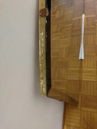 Espejo antiguo biselado peluquería, precio negoc.