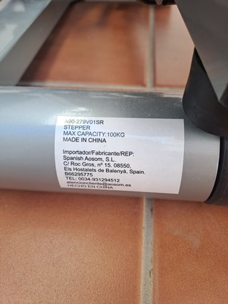 Máquina de Step Stepper. Pedales antideslizantes.