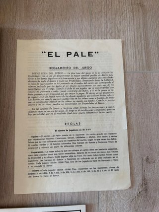 Juego de mesa El Palé