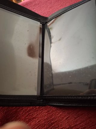 Monedero piel negro y marrón De alta calidad #60€#