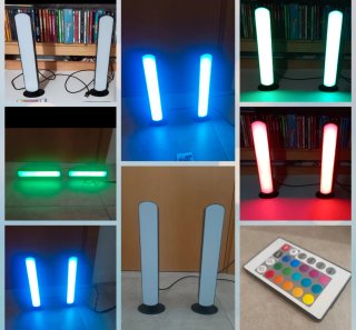 2 Lámparas LED RGB para TV/PC