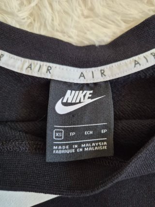 Sudadera Nike Air Negra Vintage 90s-Retro Y2K