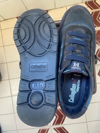 Zapato Callaghan cordón azul