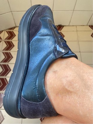 Zapato Callaghan cordón azul
