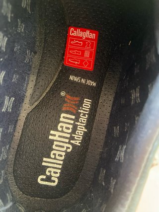 Zapato Callaghan cordón azul