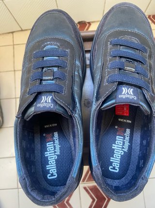 Zapato Callaghan cordón azul
