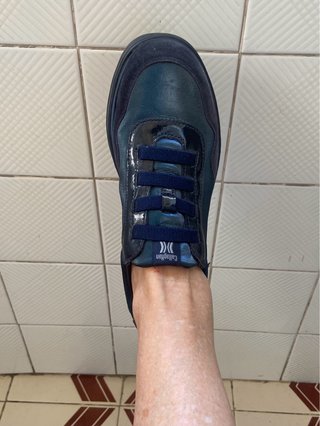 Zapato Callaghan cordón azul