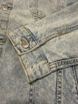 Chaqueta vaquera Pull&Bear lavado ácido - Talla XL