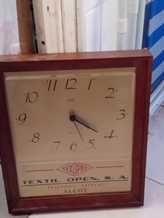 Reloj Publicitario Texopen Años 80