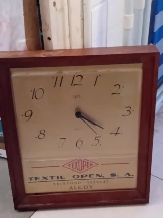 Reloj Publicitario Texopen Años 80
