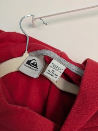 Sudadera Quiksilver Roja Talla 16 Niño