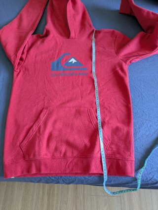 Sudadera Quiksilver Roja Talla 16 Niño