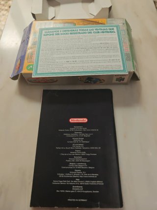 Caja, insert y manual Wave Race 64