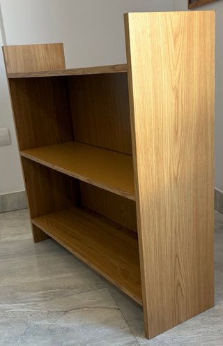 Estantería madera pino 3 baldas