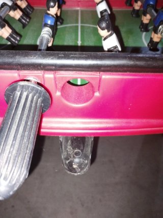 Futbolín de mesa de plástico