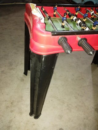Futbolín de mesa de plástico