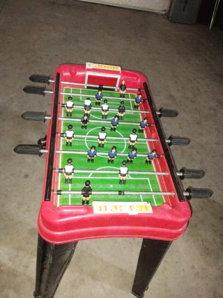 Futbolín de mesa de plástico
