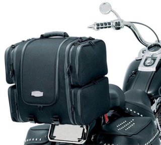 Bolsa Viaje Moto Kuryakyn Semi Rígida Negra
