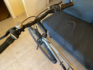 Bicicleta Decathlon Riverside 28 Gris